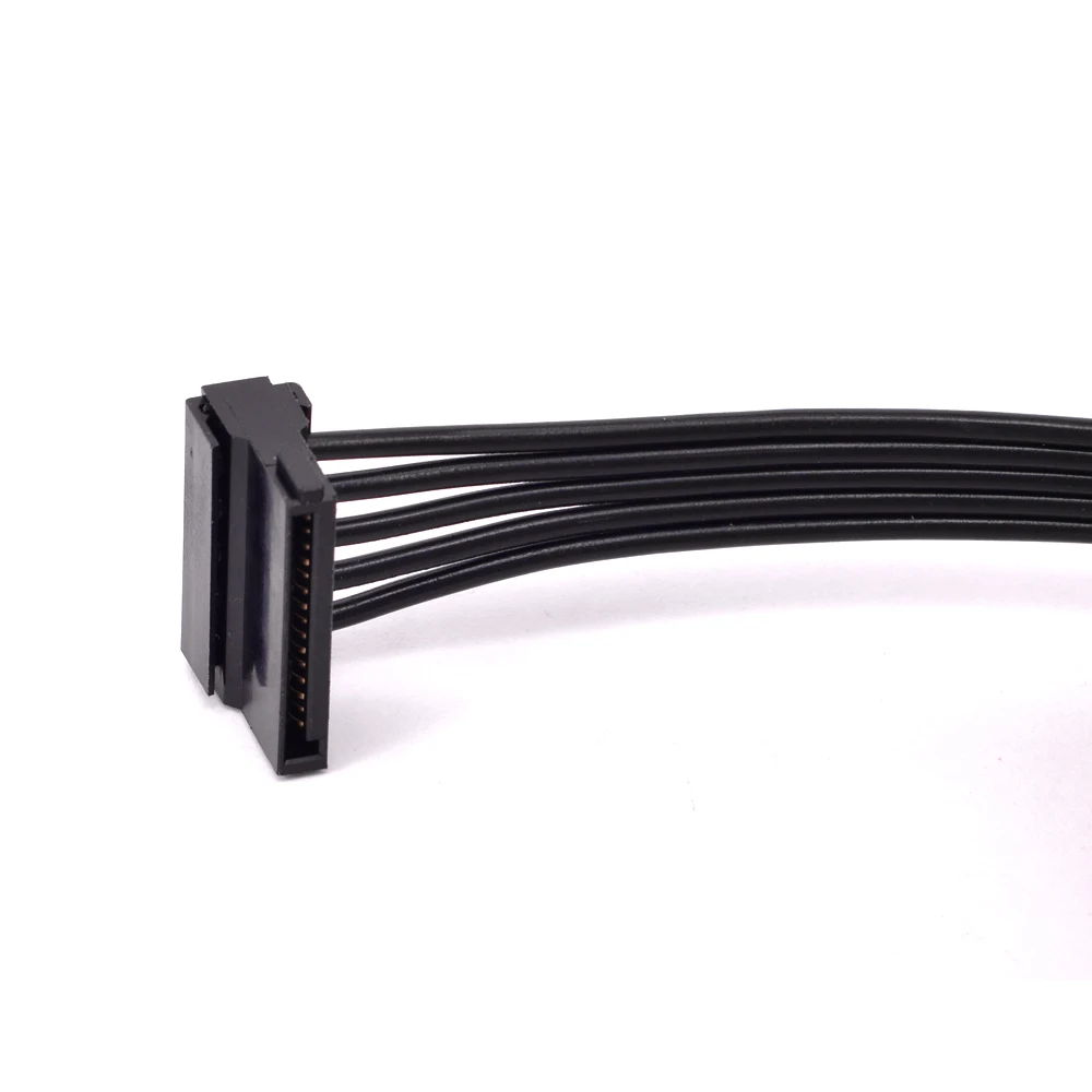 Кабель питания PCI express с 6 контактами на 3 SATA 15 контактов усилитель порта для