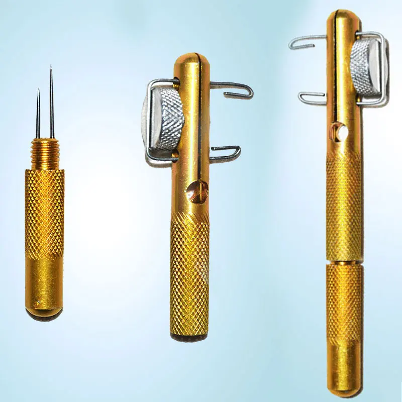 

Fishing Hook Tier Tyer Aluminum Alloy Knots Fishhook Manual Tie Tool Tackle