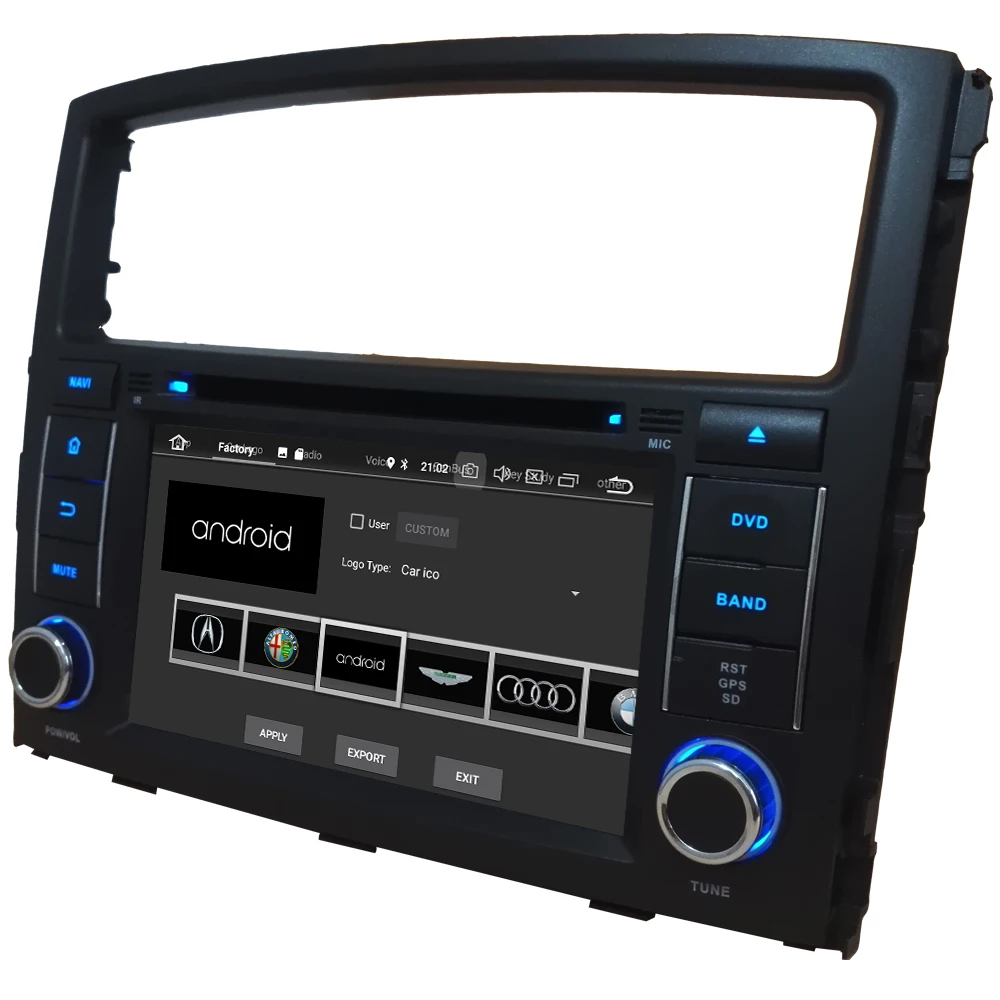 Flash Deal 7" Octa Core 4G WIFI Android 8.1 4GB RAM 64GB ROM Car DVD Multimedia Player Radio Stereo For Mitsubishi Pajero V97 V93 2006-2016 2