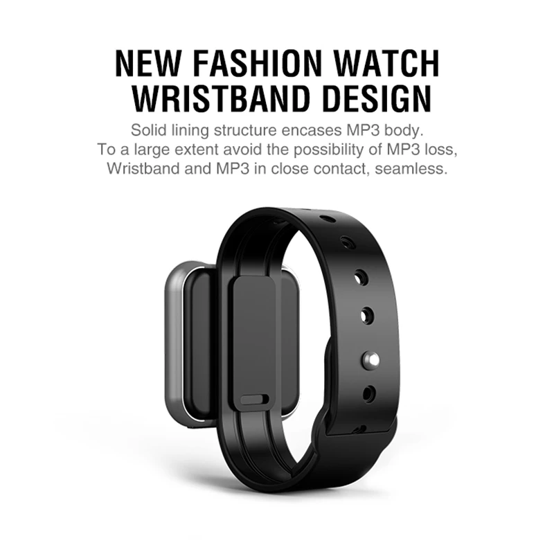 HBNKH Metal Mini Mp3 Player Hifi FM Radio Build in