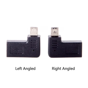 

Cablecc Chenyang USB-C Type-C Female to Micro USB 2.0 5Pin Male Data Adapter 90 Degree Left & Right Angled Type