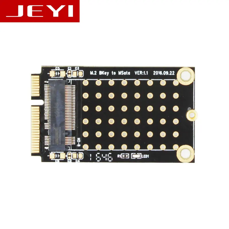 JEYI NTOM NGFF для mSATA m.2 2242 передача mini SATA порт стать SATA3 полной скорости | Компьютеры и