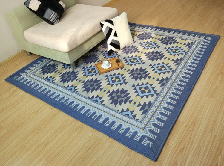 Большой шикарная напольная геометрический коврики с узором для Гостиная Спальня современные коврики Крытый место коврики ковер 185x185 см/190x240 см