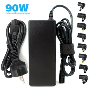 

Third Generation Smart Universal Laptop Adapter 90w Notebook Charger Adapter with 100 240V AC Cable and Connector for HP ASUS ..