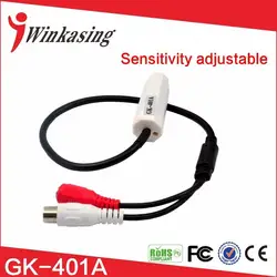 GK-401A вложения стена CCTV Микрофон, звуковой сигнал, аудио монитор