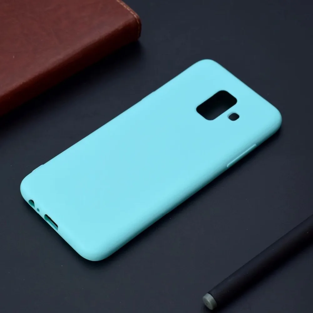Мягкий матовый чехол из ТПУ для Samsung Galaxy A6 2018 A600F A600FN Plus + 2018|Бамперы| |