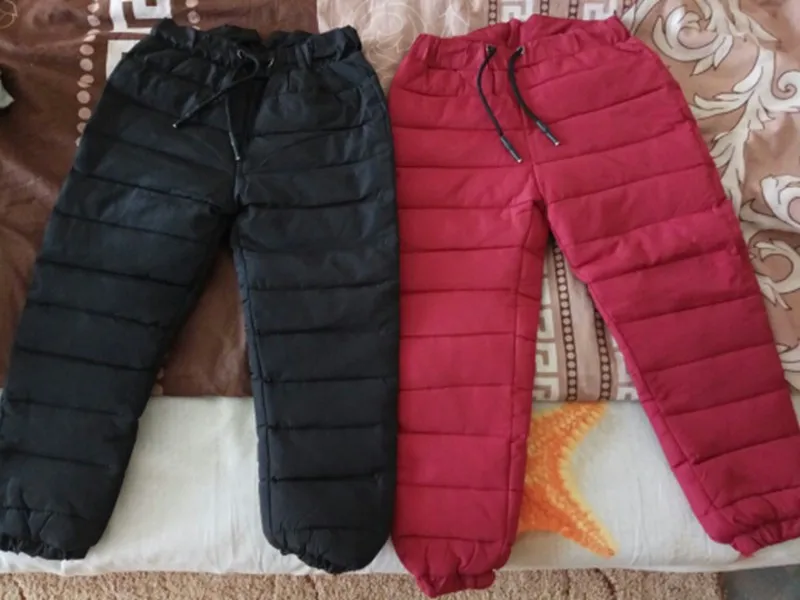 COOTELILI/Утепленные зимние штаны для маленьких мальчиков и девочек; теплая детская одежда с высокой талией; водонепроницаемые детские брюки для мальчиков; длинные штаны