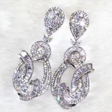 В вечерние серьги благородный и Щедрый Красивый почетный стиль ручной работы, превосходные методы 292 камень зерна ALW1873