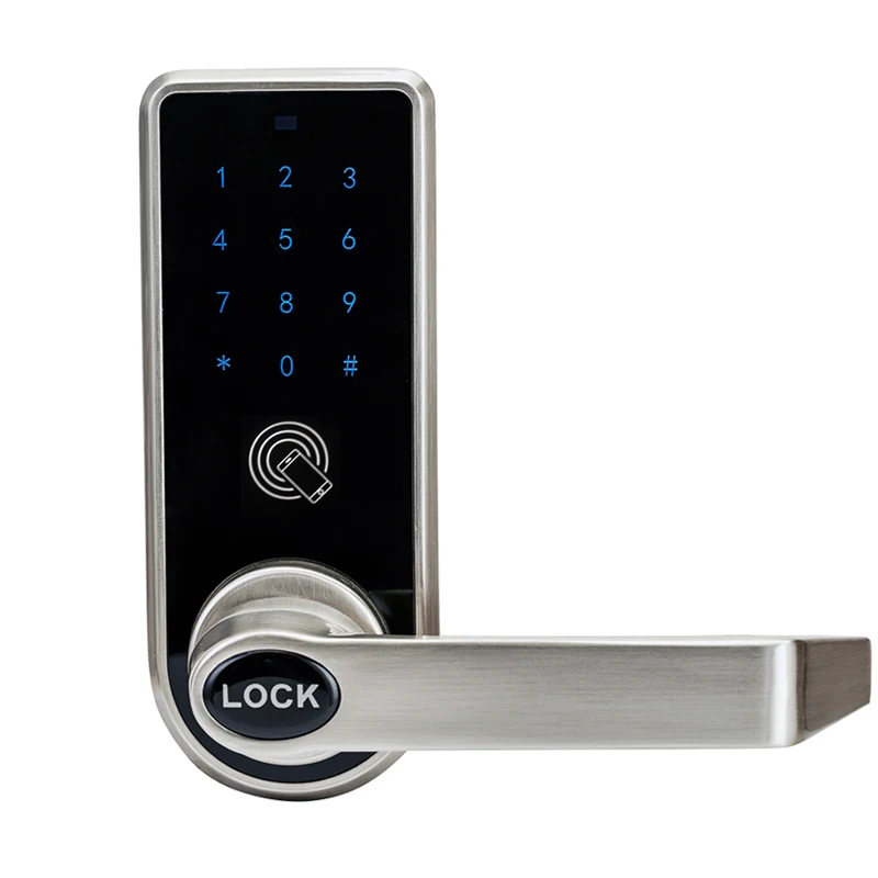Bluetooth Electronic Door Lock APP Control, Code, 2 Mechanical Keys Touch Screen Keypad Digital Password Lock Keyless lk818BSAP