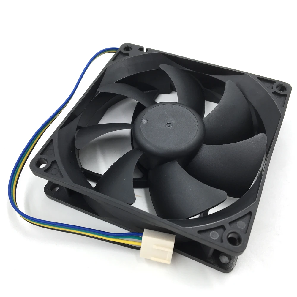 Бесплатная доставка F129025BU 9 см 9025 90x90x25 мм PWM CPU вентилятор 12 В 0.38A 4 провода 4Pin