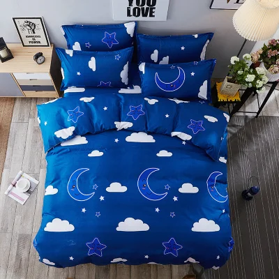 

fox Brief Trees Forest Bedding Set Twin Size Soft Cotton Bedlinens Duvet Cover Set Flat Sheet Pillow Cases Bedding Set
