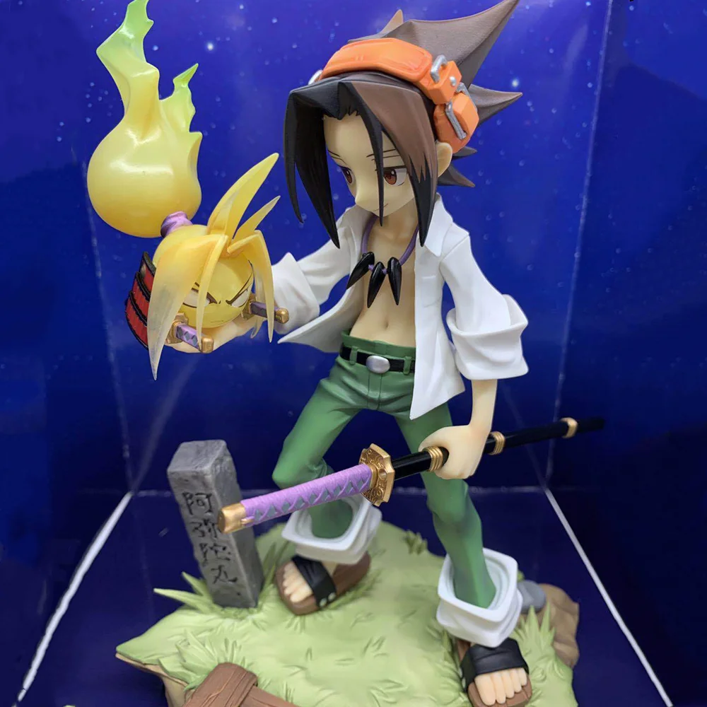 Shaman King Yoh Asakura AMIDAMARU игрушки ARTFX J Brinquedos фигурка Juguetes Коллекционная модель подарок