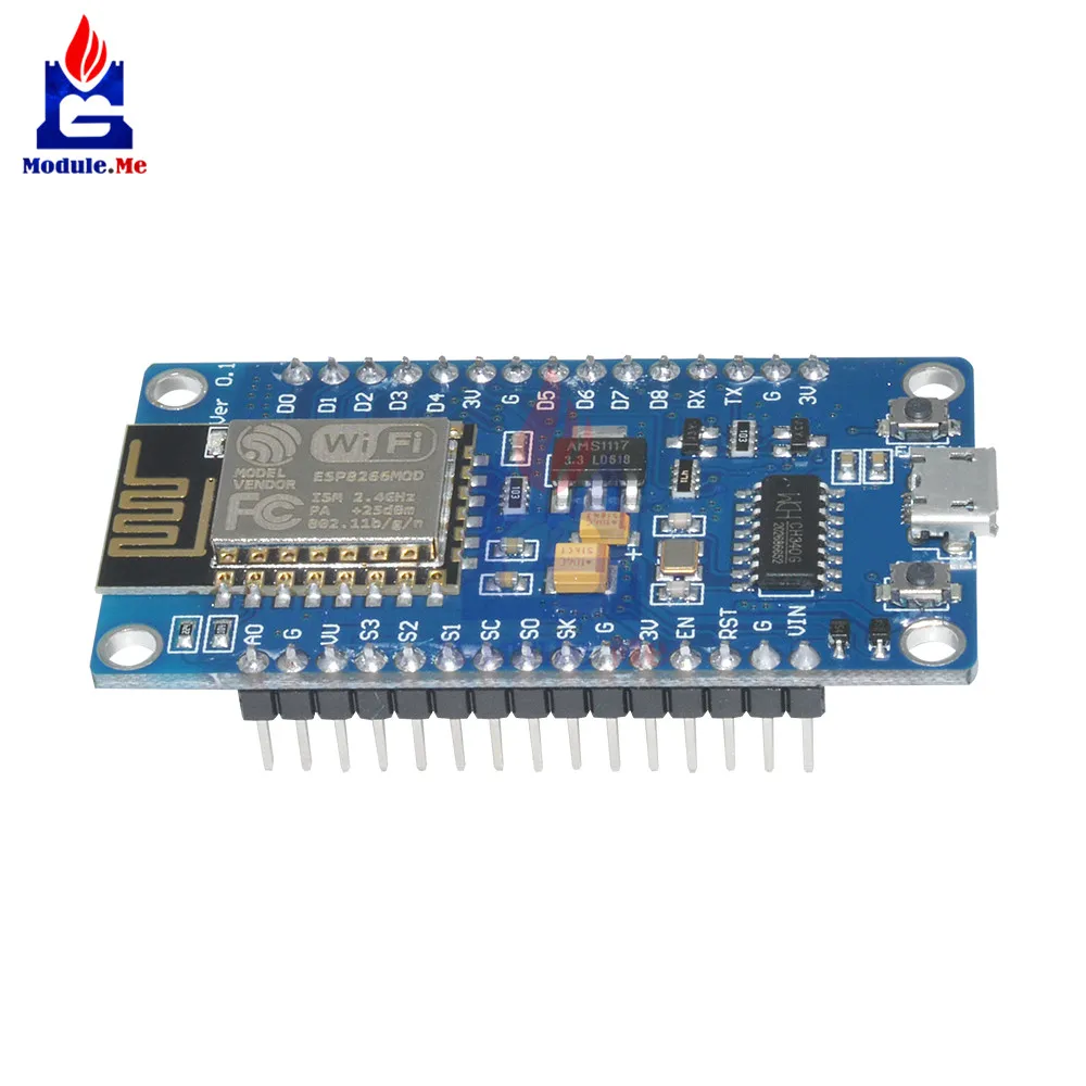 ESP8266 ESP 12F ESP12E ESP12F CH340G NodeMcu V3 WIFI 12E PCB плата для разработки сети USB IO|development board|esp8266