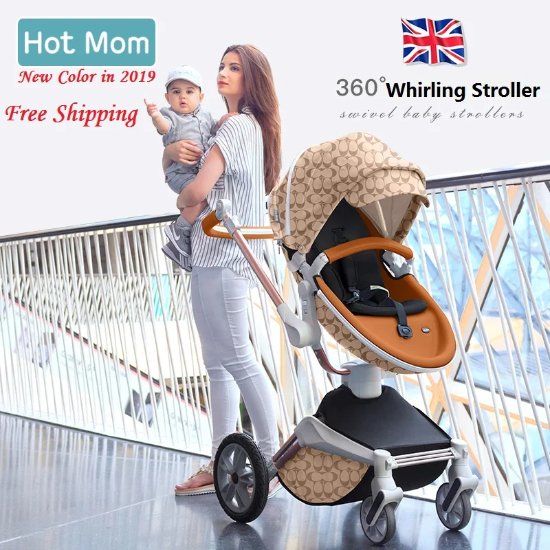 

Free Shipping Hotmom Baby Stroller Fashion and High Landscape Stroller Luxury baby carriage