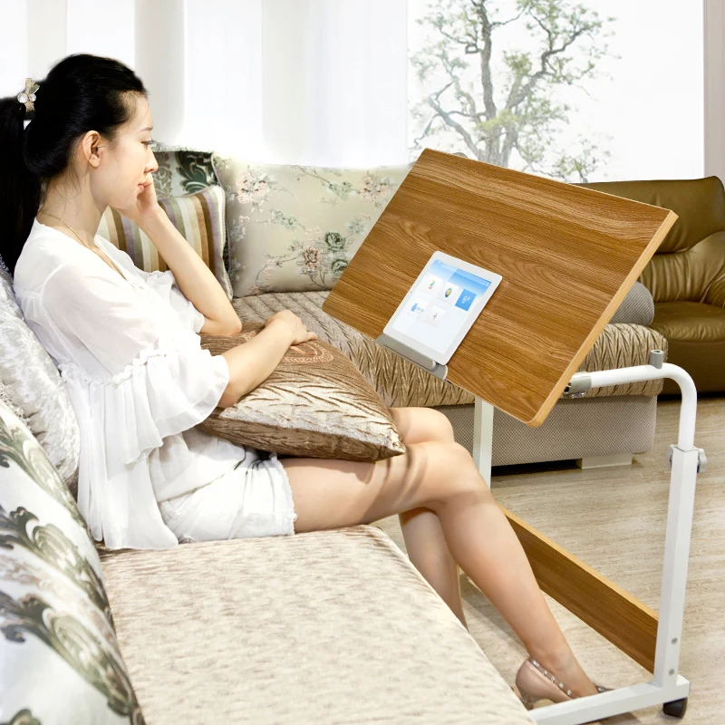 Tea table moveable coffee table home furniture kongfu tea desk easy computer table with storage bag organizer