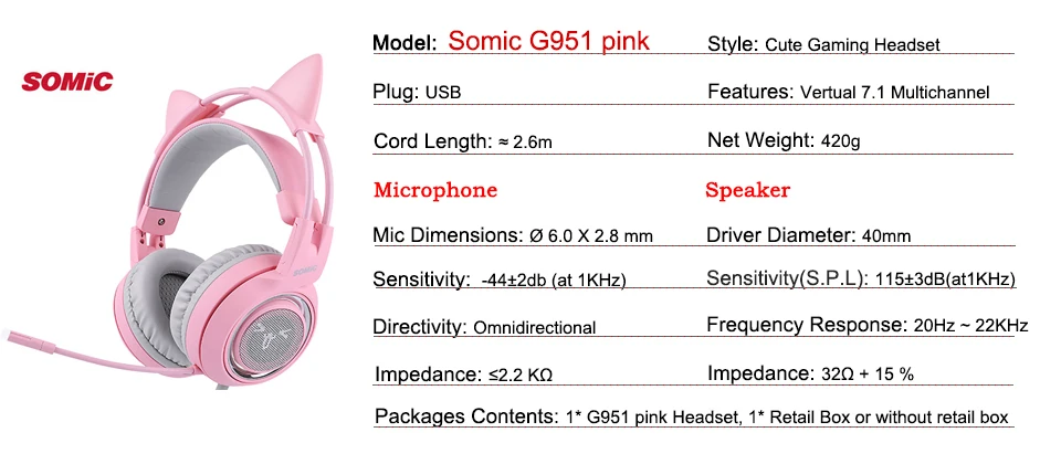 g951 pink