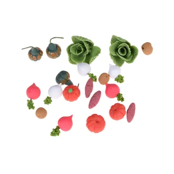 

20PCS/Set Kitchen Fruit Vegetables Food Toy Set Simulation Funny Toys Kids Pretend Role Play Gifts