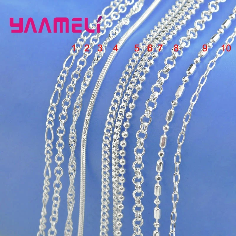Authentic 925 Sterling Silver Chain 