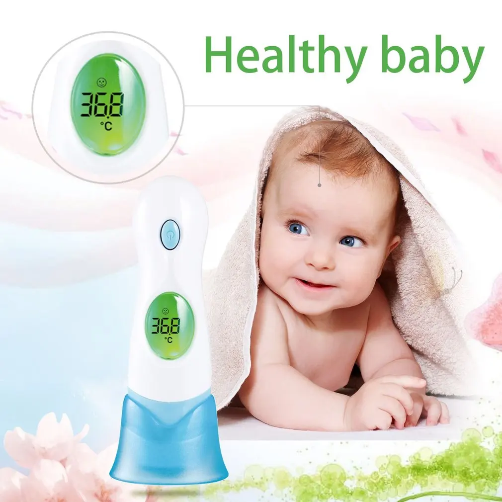 8 In 1 Infrared Thermometer LCD Display Digital Ear Forehead