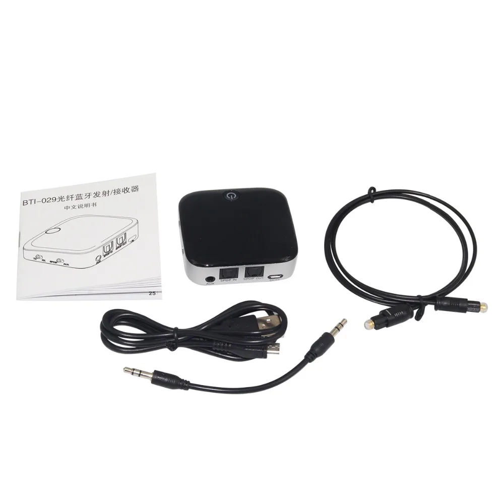 Bluetooth передатчик приемник Музыка Bluetooth приемник беспроводной стерео аудио адаптер SPDIF AUX 3,5 мм для iPhone динамик для Ipad 029
