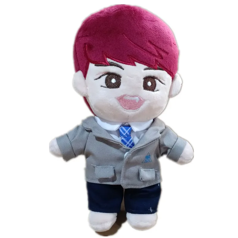 

KPOP Wanna One Park Woo-Jin Plush Toy Stuffed Doll with Clothes Full Set Handmade Gift Produce 101 Concert Collection