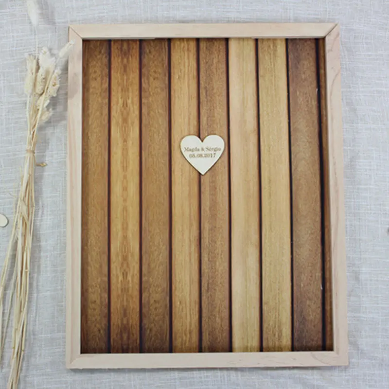 Wooden Personalised Wedding Drop Box Heart Shape Alternative to Guest Book Wooden Personalised Wedding Drop Box Heart Shape Alternative to Guest Book