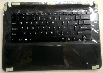 

New for sony vaio SVF142C29L SVF-142C29L English US laptop keyboard palmrest black touchpad backlit