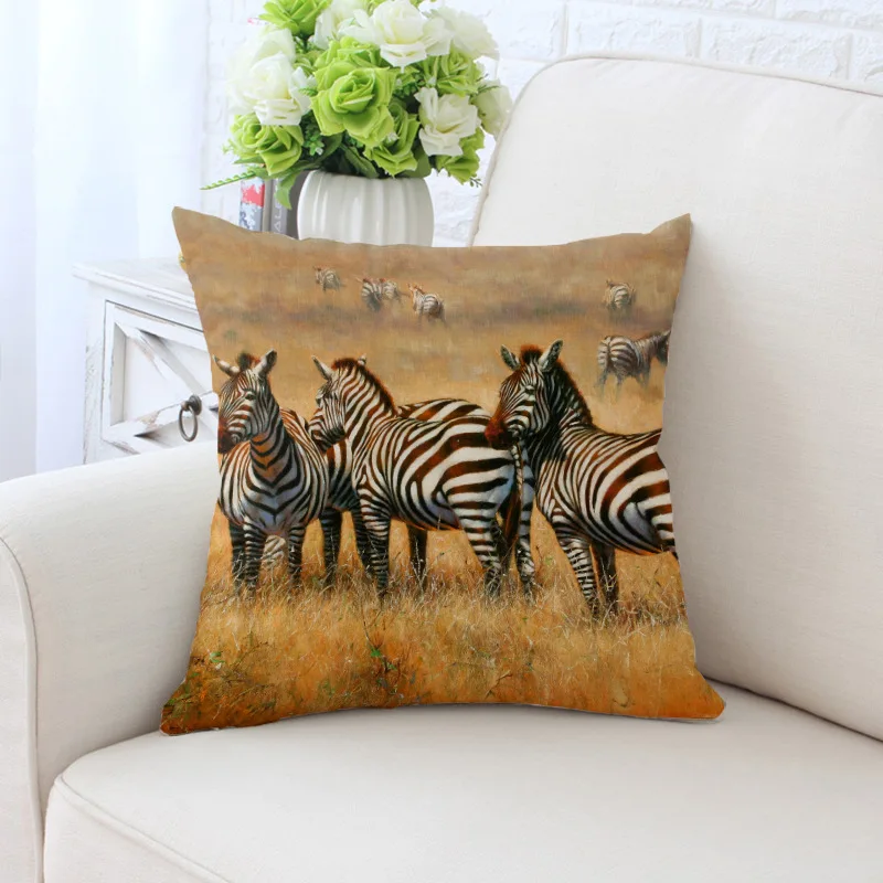 انخفاض الشحن خمر نمط غطاء الوسادة 45x45 سنتيمتر الأزياء المنزل مكتب الطباعة المخدة مقعد أريكة سيارة وسادة الخصر غطاء BZ116