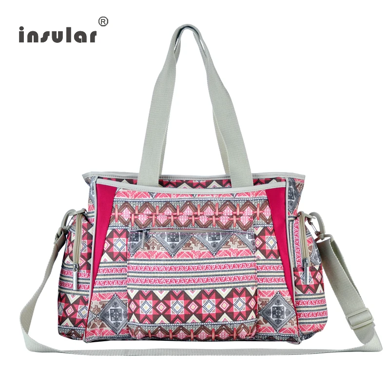 

Insular Designer Nursing Maternity Mummy Diaper Changing Bag Nappy Bag Set Baby Care Large Capacity Stroller Mother Shoulder Bag