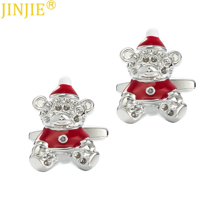 teddy bear cufflinks