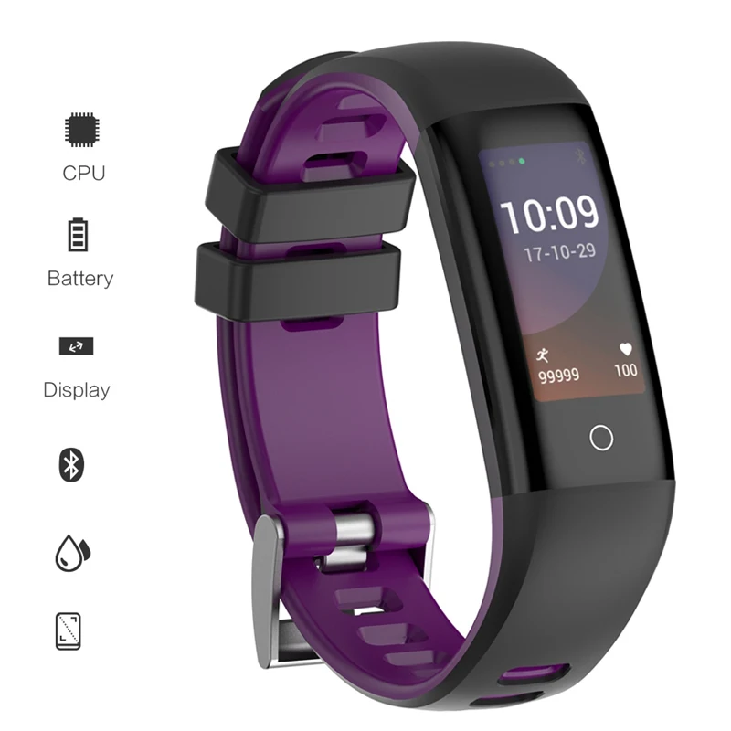 

Unisex Mini Smart Watch Screen HR Monitor Fitness Tracker Smart Sport Watch Blood Pressure Heart Rate for iOS Android Horloge