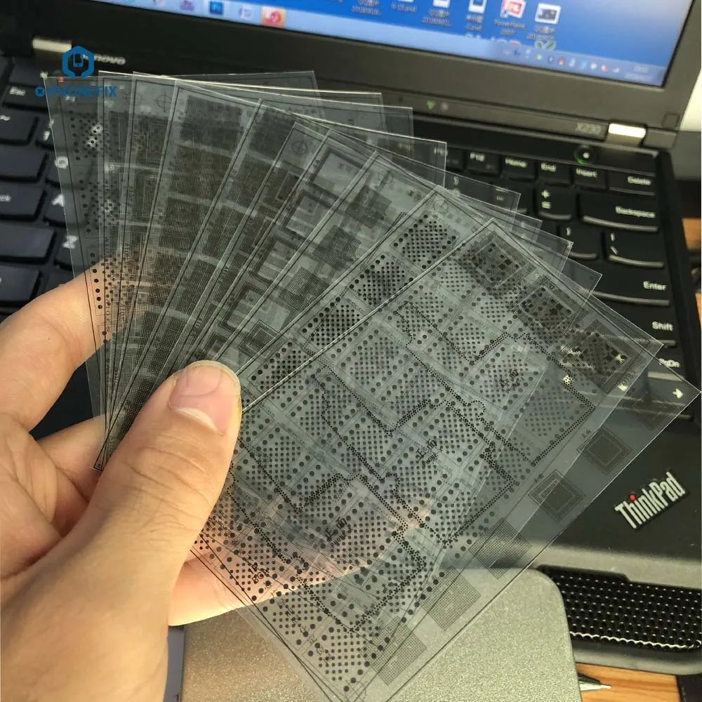 iphone x BGA Soldering Mask Ink Fix Reballing trouble (3)