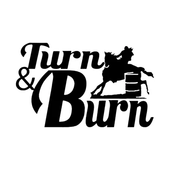 

Barrel Racing Cowgirl Rodeo Western Horse Truck Window Vinyl Decal Sticker