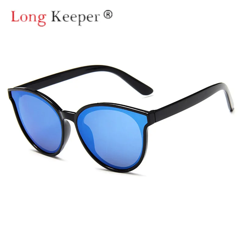 Длинные Хранитель солнцезащитные очки детские для девочек и мальчиков Дети кошачий глаз солнцезащитные очки ПК Frame прозрачное защитное стекло UV400 модные очки на открытом воздухе
