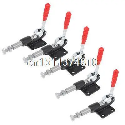 

5PCS 304C Straight Handle 227Kg Holding Capacity Push Pull Toggle Clamp