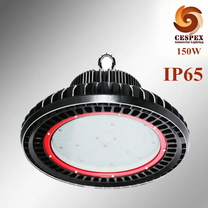 

New design UFO 120lm/w super bright AC100v-277v IP65 150W led high bay light replace 400w metal halide HPS sodium light