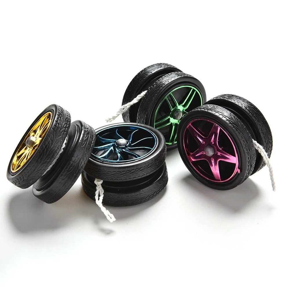 1 шт. 5 стилей пластиковые колеса Yoyo мяч Гальваническое YoYo шарикоподшипник струны