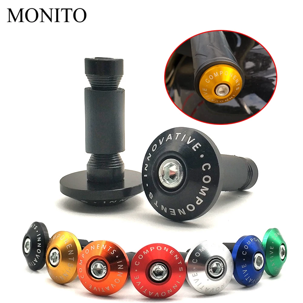 Hot Universal Motorcycle Handle Ends Bar motocross Handlebars Grips Plug Cap For DUCATI MONSTER ST2 ST4 748 996 998 GT1000 M900 |