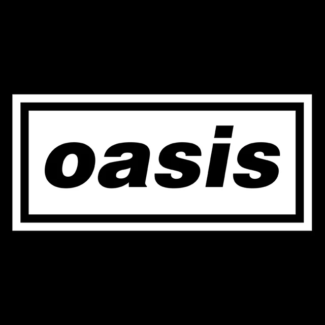 MUSIC BAND LOGO OASIS LIAM BEDROOM GIANT WALL ART STICKER TRANSFER DECAL DIY WALL ART DECAL