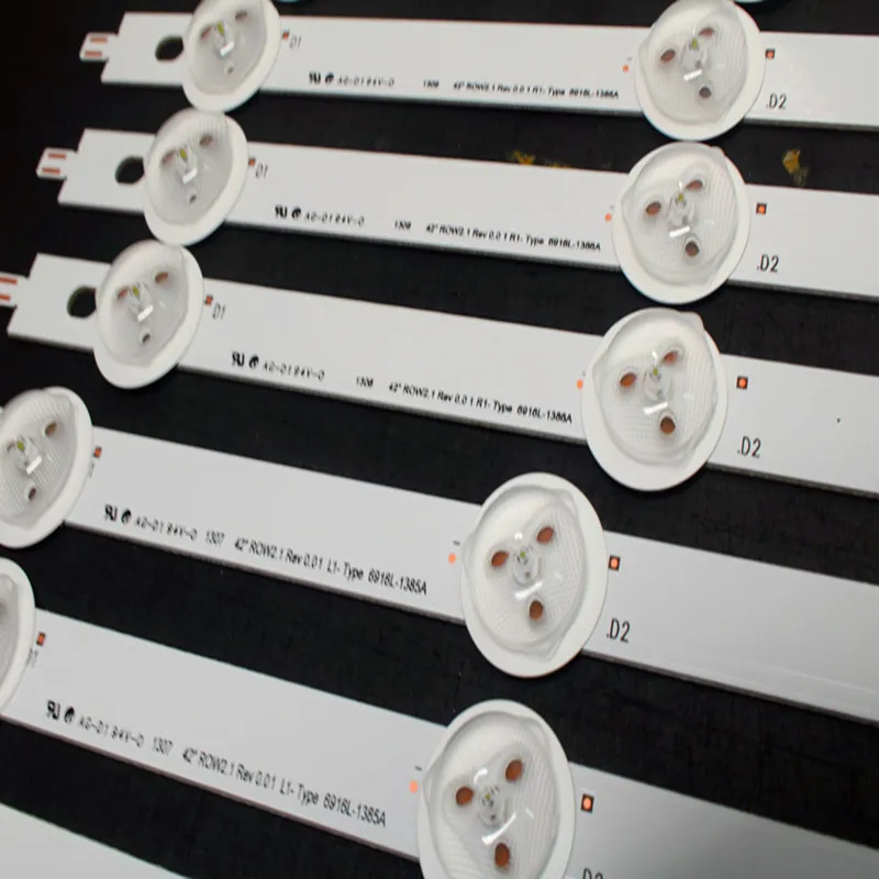 

100%new LED Backlight Lamp strip for LG 42LN519C-CC 6916L-1385A 1386A 1387A 1388A 1set=10PCS