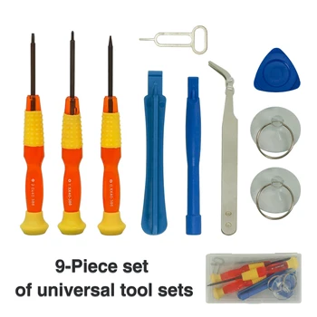 

9 in 1 Universal bga tool for repair iphone Metal Pry Bar Mobile Phone Disassemble Tools Kit with tool box