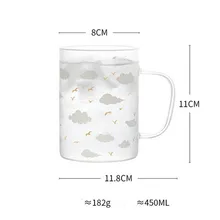 Креативная Звездная космическая стеклянная чашка с бытовой чашкой для сока для питья офисная чайная чашка Q69