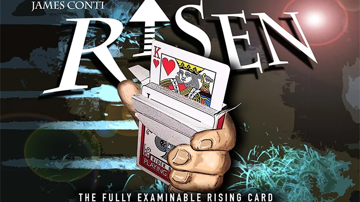 RISEN By James Conti (Gimmick And Online Instruction) Card Magic Trick Close Up Illusion Fun Mentalism Street | Игрушки и хобби