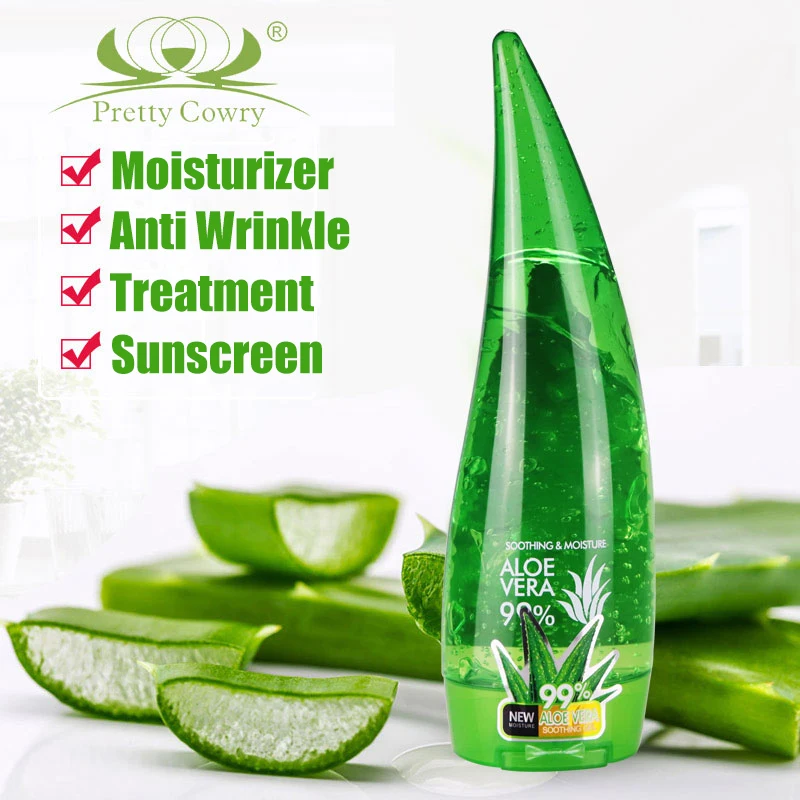 

120ml NEW Brand 99% Aloe Soothing Vera Gel Skin Care Remove Acne Moisturizing Day Cream Sunscreen Soothing Aloe GelGel Cosmetics