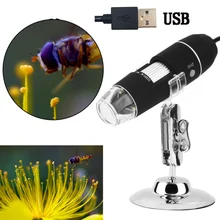 500X1000X8 светодиодный цифровой Биологический микроскоп USB эндоскоп камера микроскоп Лупа стерео микроскоп для детей