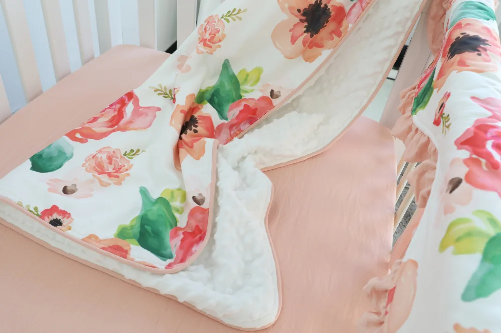 Sahaler Boho детское одеяло детские пеленки для новорожденного стеганое одеяло для детской кроватки Стёганое одеяло 34*42 дюйма(коралл