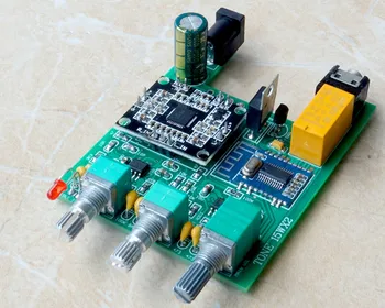 

2018 Digital power amplifier board Bluetooth 4.2 2*NE5532 preamplifier 15W+15W 62*80mm