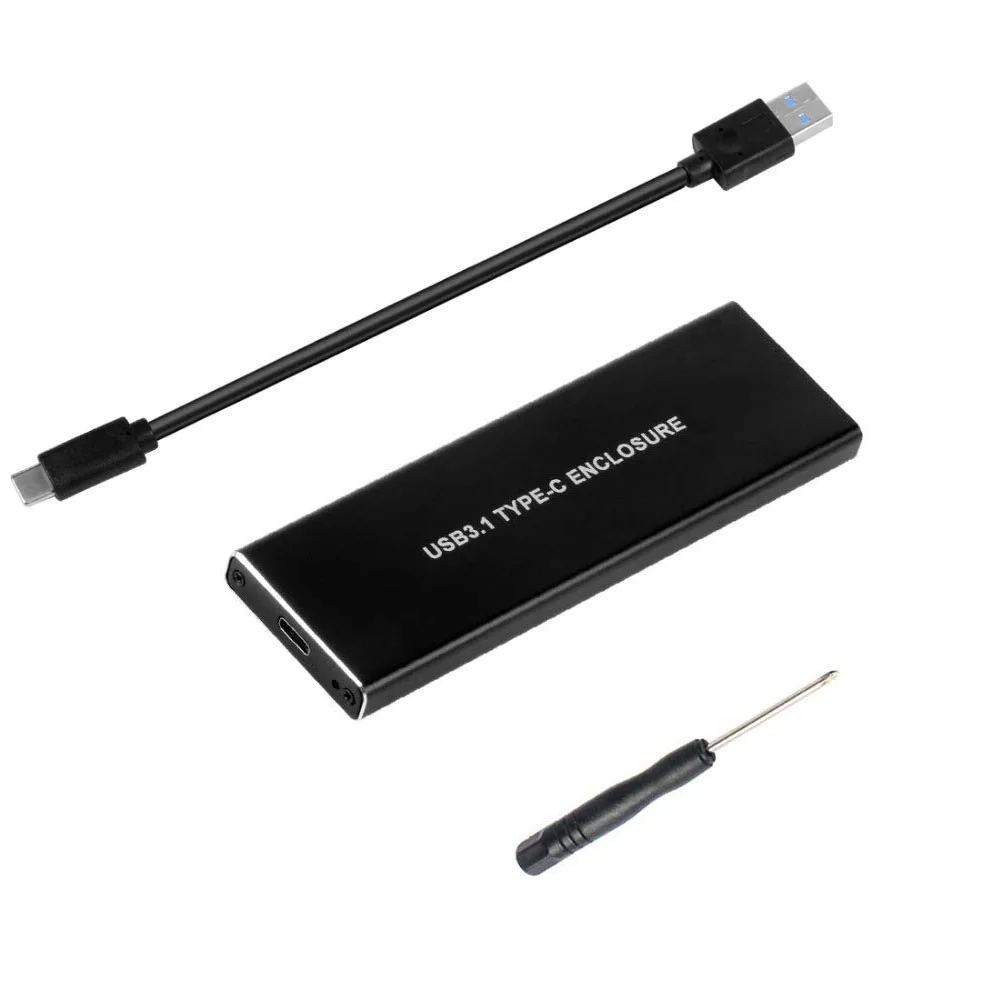 Корпус для жесткого диска NVMe PCIE USB3.1 M.2 на USB Type C 3 1 M KEY SSD корпус внешний мобильный