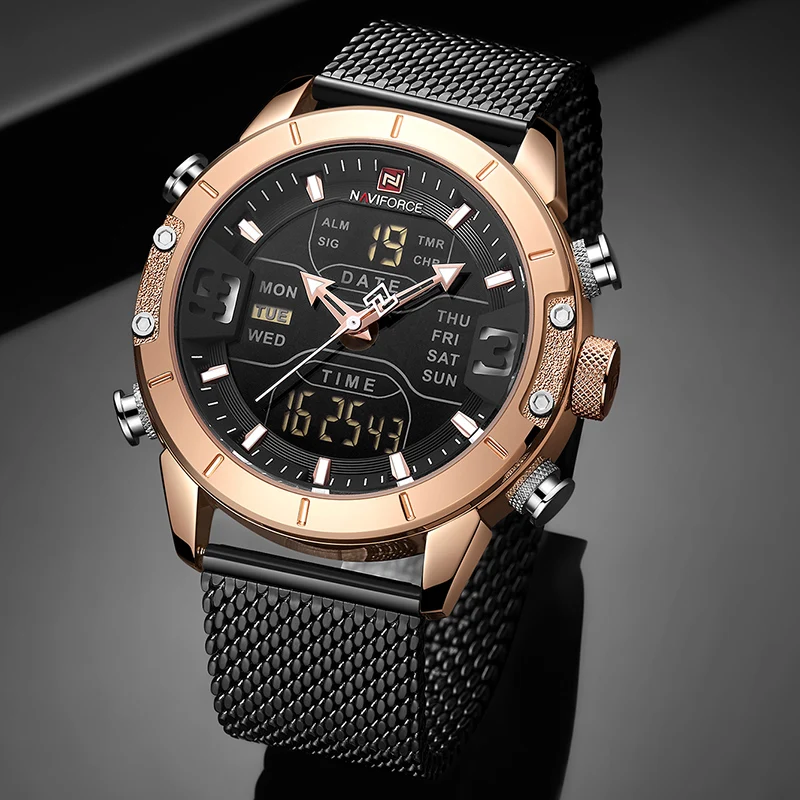 Günstige Männer Uhr Top Luxury Brand Fashion Casual Quarz Handgelenk Uhren herren Wasserdichte Militär Armee Sport LED Uhr Relogio Masculino