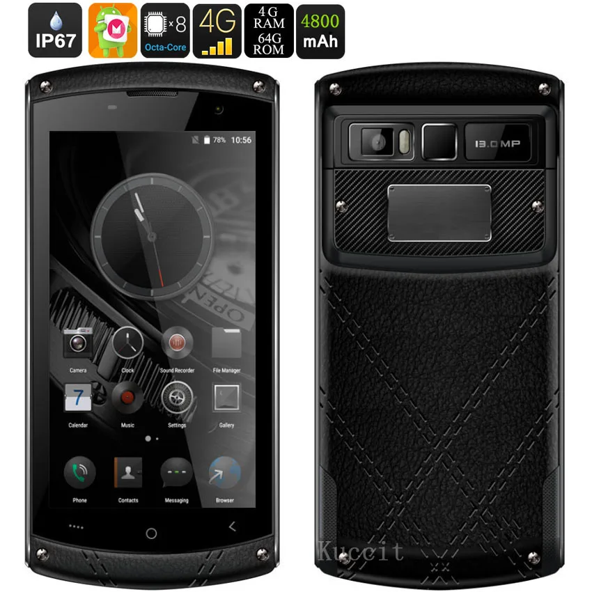 Fashion S2 Rugged Waterproof Phone MTK6755 Octa Core Android 6 0 5 FHD 1920x1080 4GB RAM